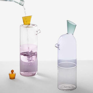 Ichendorf Travasi bottle pink/clear/amber by Astrid Luglio - Buy now on ShopDecor - Discover the best products by ICHENDORF design