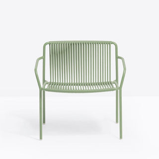 Pedrali Tribeca 3669 garden lounge armchair for outdoor use Pedrali Green VE100E - Buy now on ShopDecor - Discover the best products by PEDRALI design