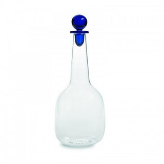 Zafferano Bilia glass Bottle Zafferano Blue - Buy now on ShopDecor - Discover the best products by ZAFFERANO design