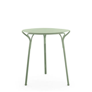 Kartell Hiray round table for outdoor use diam. 65 cm. Kartell Green VE - Buy now on ShopDecor - Discover the best products by KARTELL design