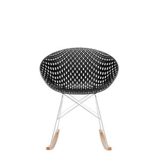 Kartell Smatrik rocking chair with chromed legs - Buy now on ShopDecor - Discover the best products by KARTELL design