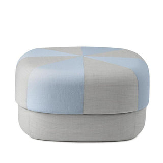 Normann Copenhagen Circus Duo Large fabric pouf 65x65cm. with h.35 cm. Normann Copenhagen Circus Duo Light Blue - Buy now on ShopDecor - Discover the best products by NORMANN COPENHAGEN design