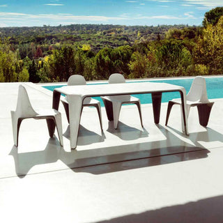 Vondom F3 table 190x90 cm polyethylene by Fabio Novembre - Buy now on ShopDecor - Discover the best products by VONDOM design