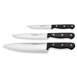 Wusthof Gourmet set 3 knives black - Buy now on ShopDecor - Discover the best products by WÜSTHOF design